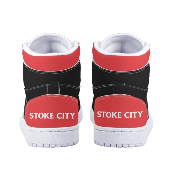 Tubopro Stoke City AJ1 High Sneakers Shoes For Men And Women - Image 4