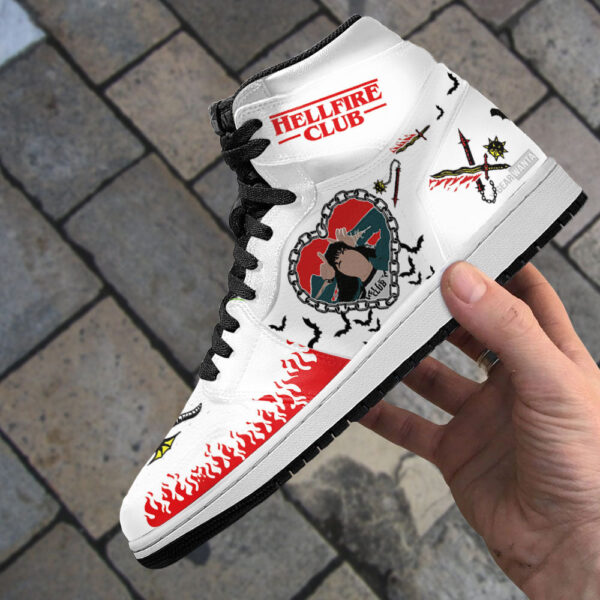 Tubopro Stranger Things AJ1 High Sneakers Shoes For Men And Women - Image 4