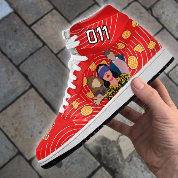 Tubopro Stranger Things AJ1 High Sneakers Shoes For Men And Women - Image 4