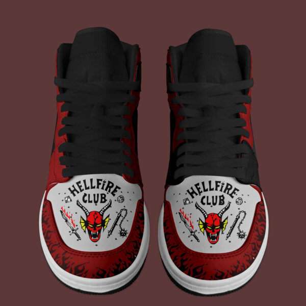 Tubopro Stranger Things AJ1 High Sneakers Shoes For Men And Women - Image 2
