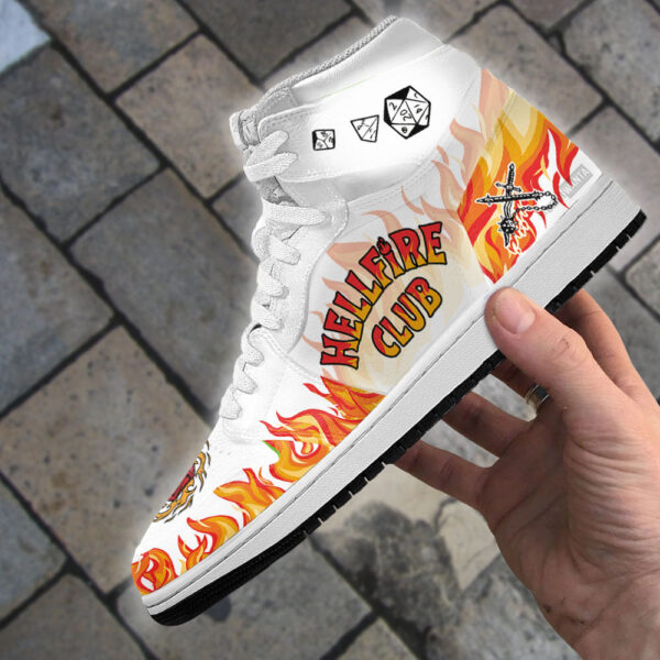 Tubopro Stranger Things AJ1 High Sneakers Shoes For Men And Women - Image 4