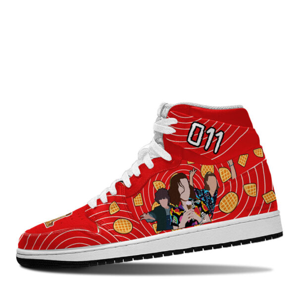 Tubopro Stranger Things AJ1 High Sneakers Shoes For Men And Women - Image 3