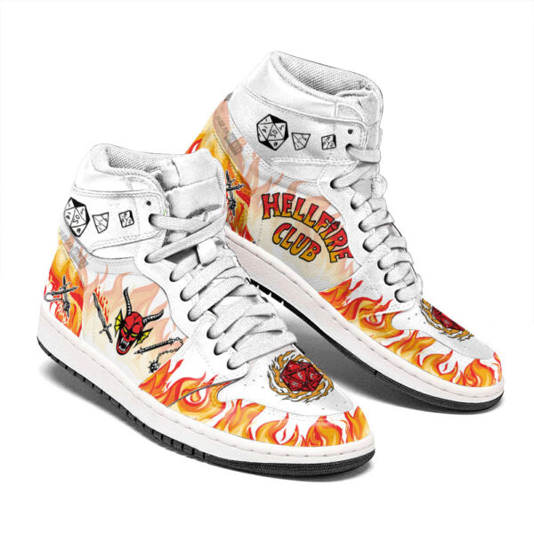 Tubopro Stranger Things AJ1 High Sneakers Shoes For Men And Women - Image 2