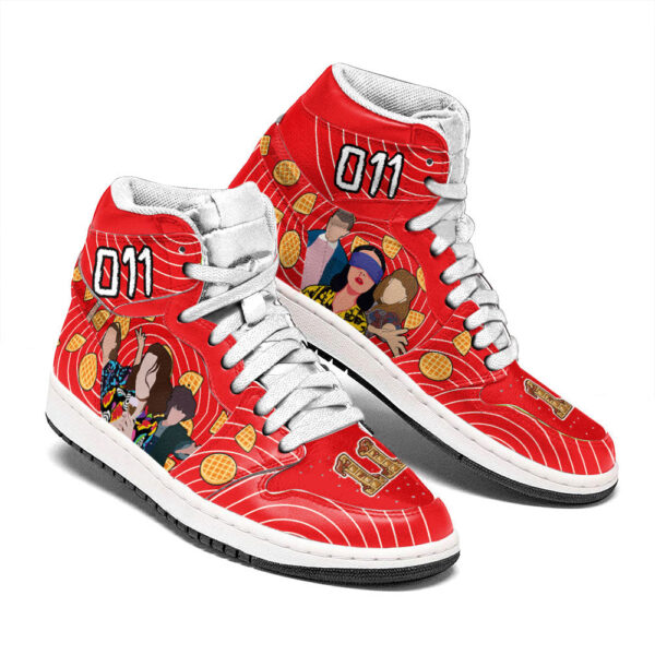 Tubopro Stranger Things AJ1 High Sneakers Shoes For Men And Women - Image 2