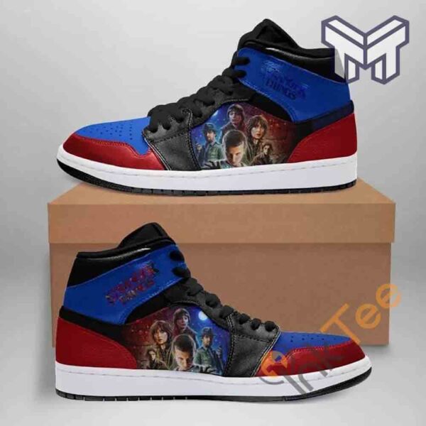 Tubopro Stranger Things AJ1 High Sneakers Shoes For Men And Women - Image 2