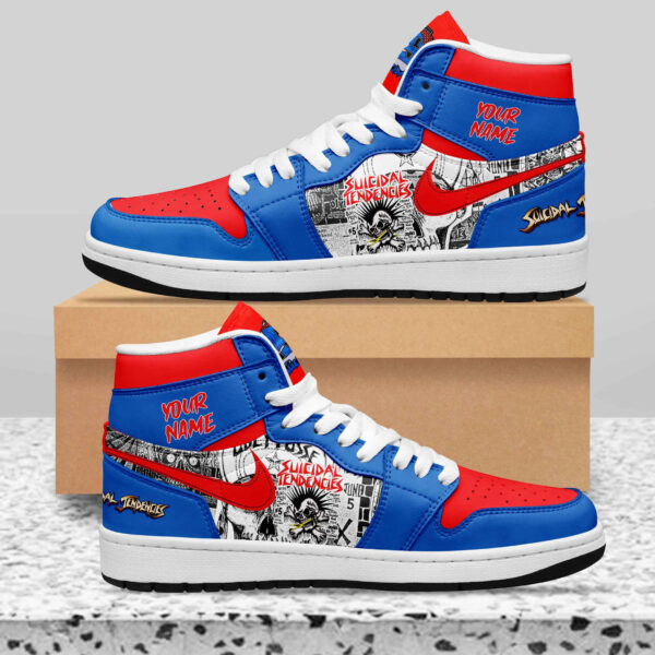 Tubopro Suicidal Tendencies AJ1 High Sneakers Shoes For Men And Women - Image 2