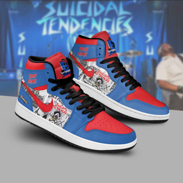 Tubopro Suicidal Tendencies AJ1 High Sneakers Shoes For Men And Women