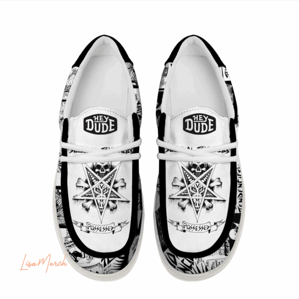 Tubopro Suicidal Tendencies Hey Dude Shoes For Men And Women - Image 5