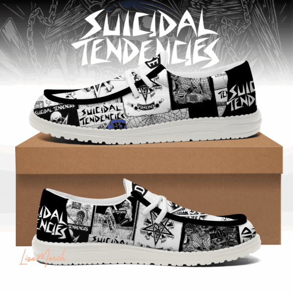 Tubopro Suicidal Tendencies Hey Dude Shoes For Men And Women