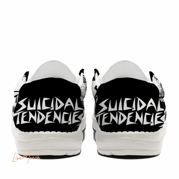 Tubopro Suicidal Tendencies Hey Dude Shoes For Men And Women - Image 4