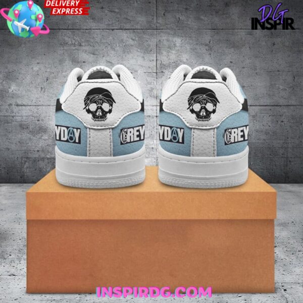 Tubopro Suicideboy Grey Day Air Low-Top Sneakers Shoes For Men And Women - Image 4