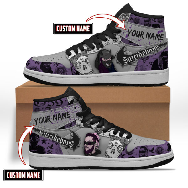 Tubopro Suicideboys AJ1 High Sneakers Shoes For Men And Women