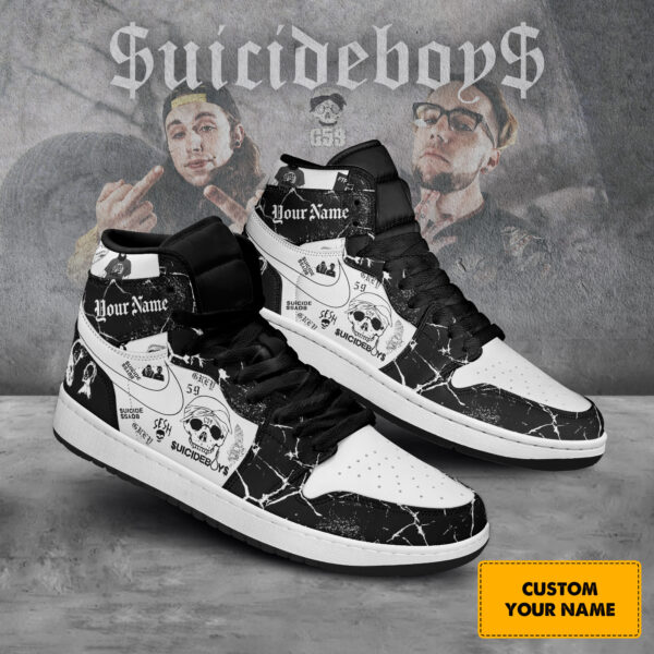 Tubopro Suicideboys AJ1 High Sneakers Shoes For Men And Women