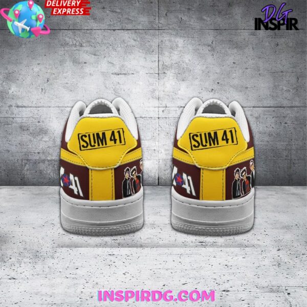 Tubopro Sum 41 Heaven & Hell Air Low-Top Sneakers Shoes For Men And Women - Image 3