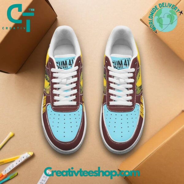 Tubopro Sum 41 Heaven & Hell Air Low-Top Sneakers Shoes For Men And Women - Image 2
