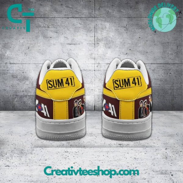 Tubopro Sum 41 Heaven & Hell Air Low-Top Sneakers Shoes For Men And Women - Image 3