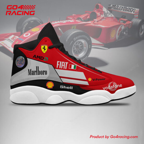 Tubopro Sumacher Ferrari AJ13 Sneakers Shoes For Men And Women - Image 3