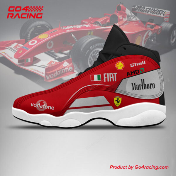 Tubopro Sumacher Ferrari AJ13 Sneakers Shoes For Men And Women - Image 2
