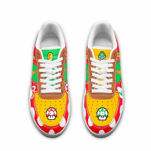 Tubopro Super Mario Air Low-Top Sneakers Shoes For Men And Women - Image 3