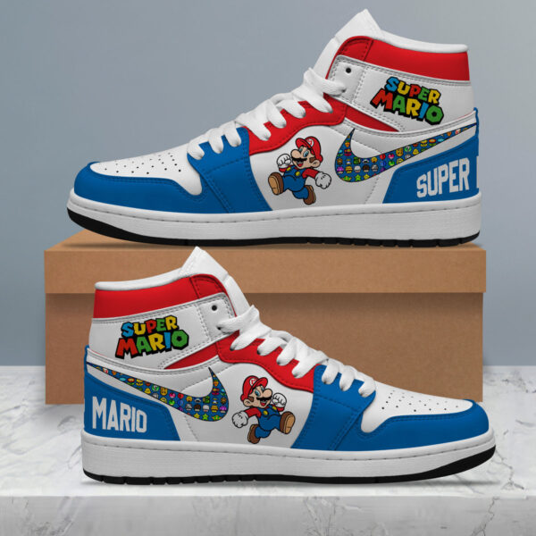Tubopro Super Mario AJ1 High Sneakers Shoes For Men And Women