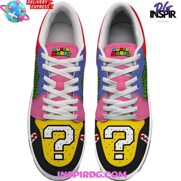 Tubopro Super Mario AJ1 High Sneakers Shoes For Men And Women - Image 4