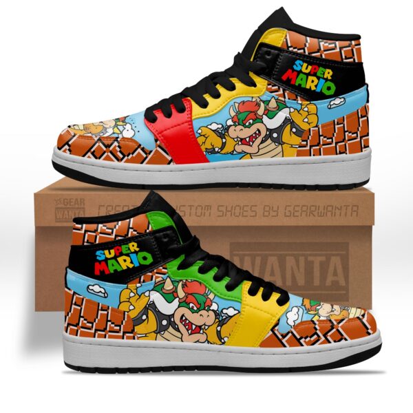 Tubopro Super Mario AJ1 High Sneakers Shoes For Men And Women - Image 2