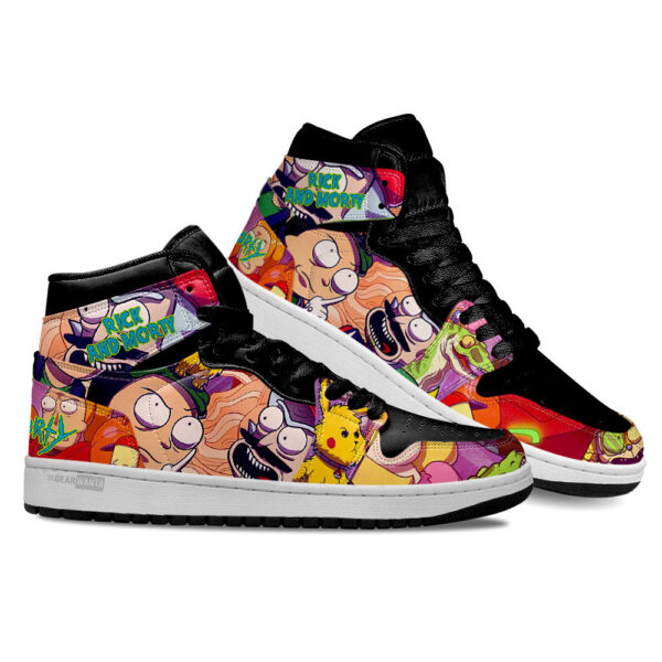 Tubopro Super Mario AJ1 High Sneakers Shoes For Men And Women - Image 2
