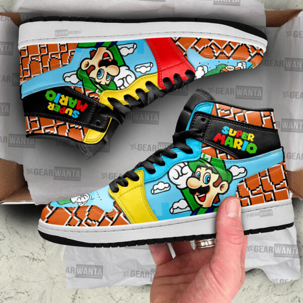 Tubopro Super Mario AJ1 High Sneakers Shoes For Men And Women