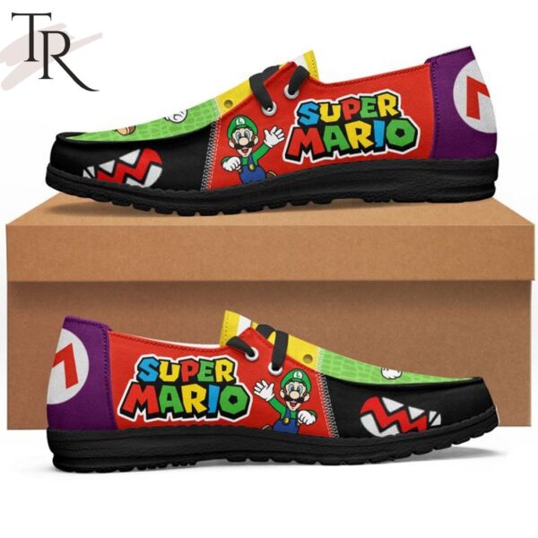 Tubopro Super Mario Personalized Hey Dude Shoes For Men And Women - Image 5