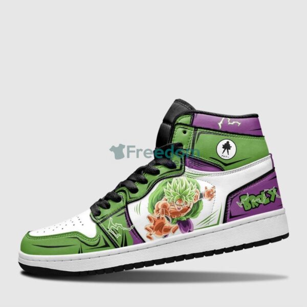Tubopro Super Saiyan Broly AJ1 High Sneakers Shoes For Men And Women - Image 3