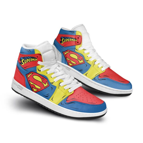 Tubopro Superman AJ1 High Sneakers Shoes For Men And Women - Image 2