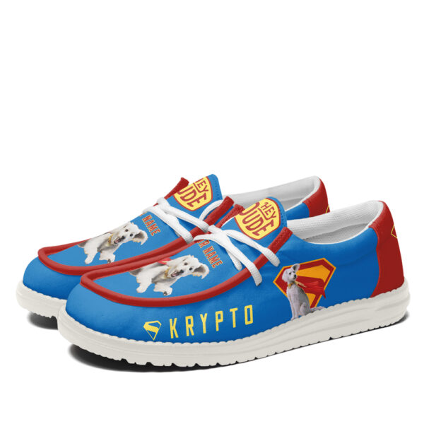 Tubopro Superman Personalized Hey Dude Shoes For Men And Women - Image 2