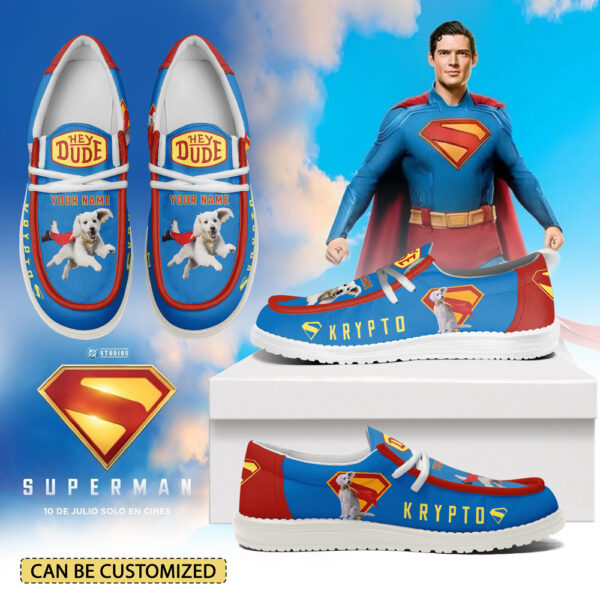 Tubopro Superman Personalized Hey Dude Shoes For Men And Women