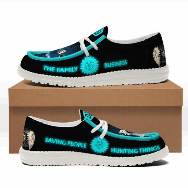 Tubopro Supernatural Personalized Hey Dude Shoes For Men And Women - Image 3