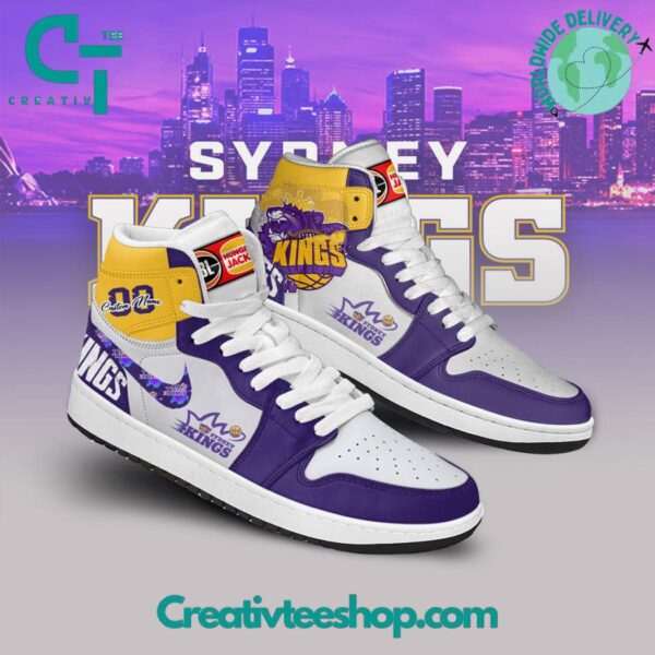 Tubopro Sydney Kings AJ1 High Sneakers Shoes For Men And Women - Image 2