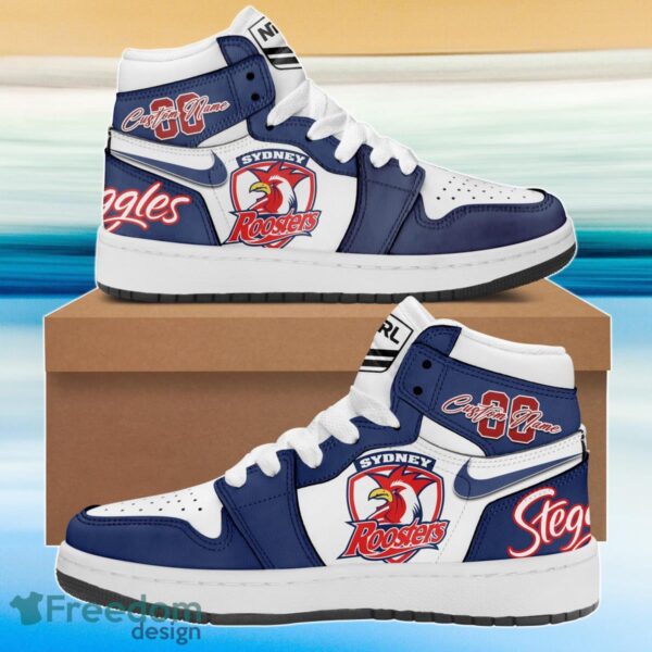 Tubopro Sydney Roosters AJ1 High Sneakers Shoes For Men And Women