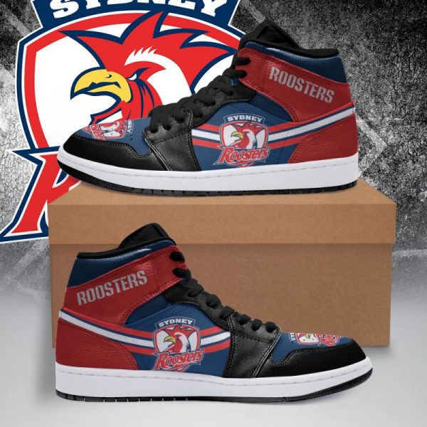 Tubopro Sydney Roosters NRL AJ1 High Sneakers Shoes For Men And Women