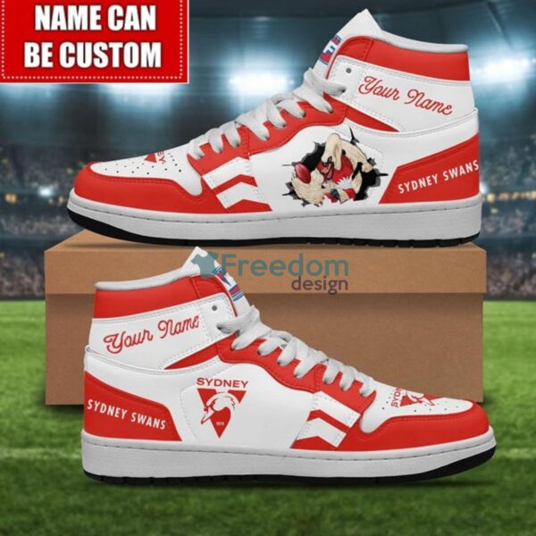 Tubopro Sydney Swans AJ1 High Sneakers Shoes For Men And Women