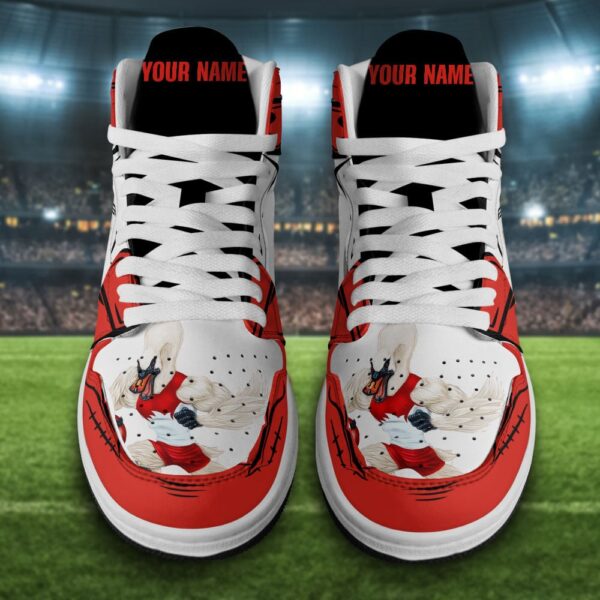 Tubopro Sydney Swans AJ1 High Sneakers Shoes For Men And Women - Image 2