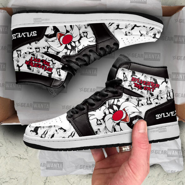 Tubopro Sylvester The Cat AJ1 High Sneakers Shoes For Men And Women - Image 2