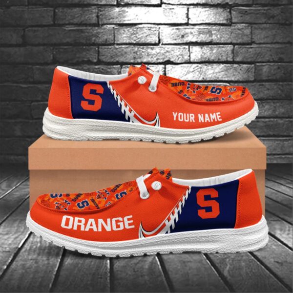 Tubopro Syracuse Orange Hey Dude Shoes For Men And Women - Image 5