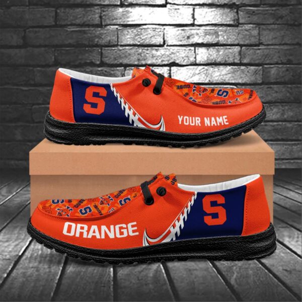 Tubopro Syracuse Orange Hey Dude Shoes For Men And Women - Image 6