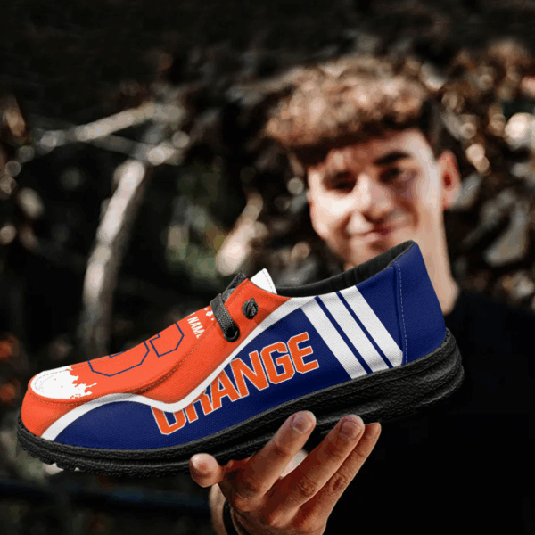 Tubopro Syracuse Orange Hey Dude Shoes For Men And Women - Image 4