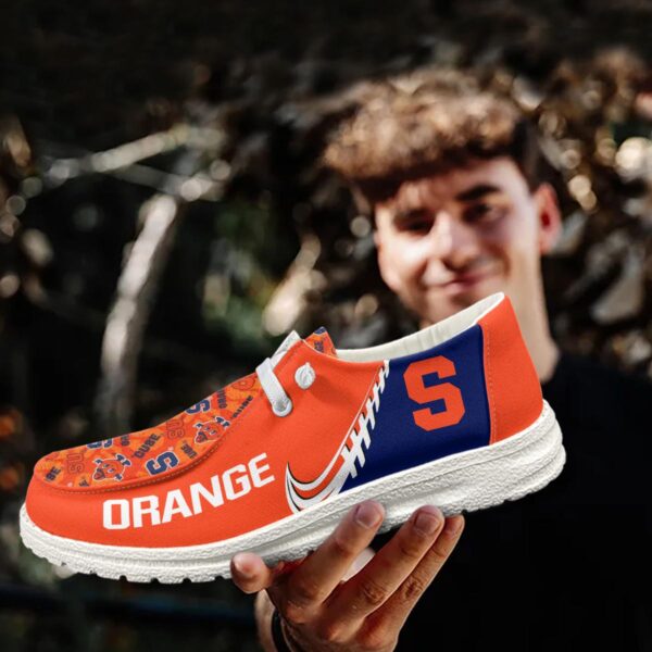 Tubopro Syracuse Orange Hey Dude Shoes For Men And Women - Image 3