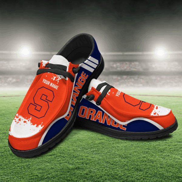Tubopro Syracuse Orange Hey Dude Shoes For Men And Women - Image 2