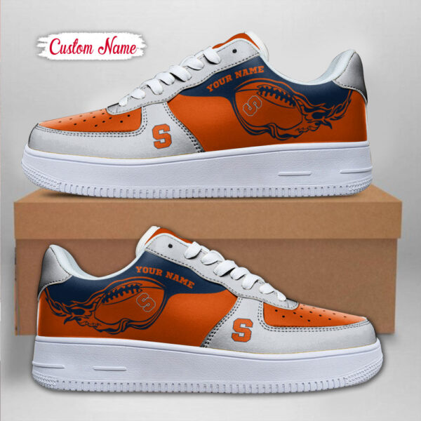 Tubopro Syracuse Orange NCAA Air Low-Top Sneakers Shoes For Men And Women - Image 2