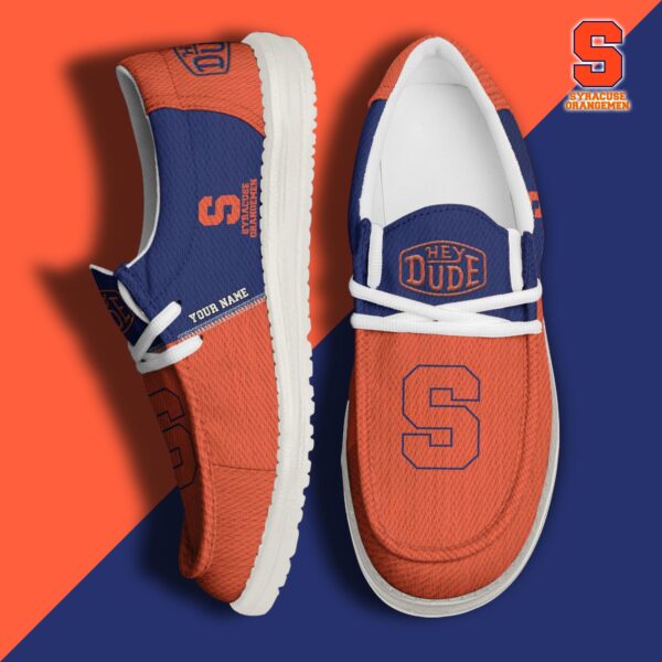 Tubopro Syracuse Orange Personalized Hey Dude Shoes For Men And Women