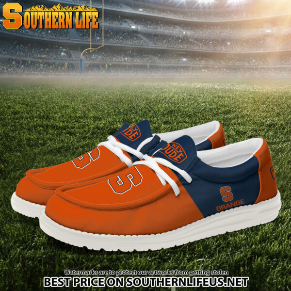 Tubopro Syracuse Orange Personalized Hey Dude Shoes For Men And Women - Image 2