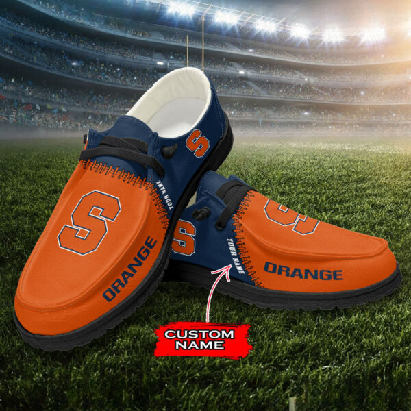Tubopro Syracuse Orange Personalized Hey Dude Shoes For Men And Women