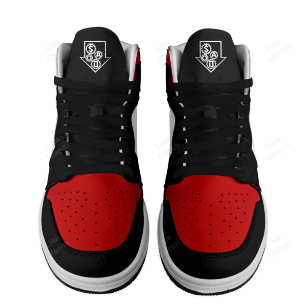 Tubopro System Of A Down AJ1 High Sneakers Shoes For Men And Women - Image 2